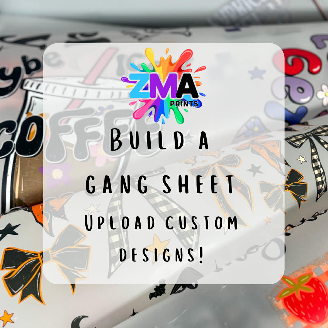 Upload Your Premade DTF Gang Sheet