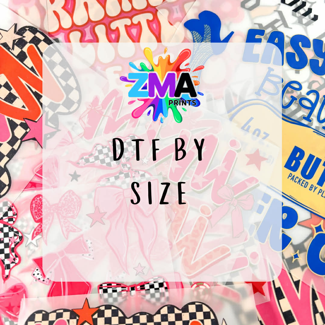 DTF Transfers by Size